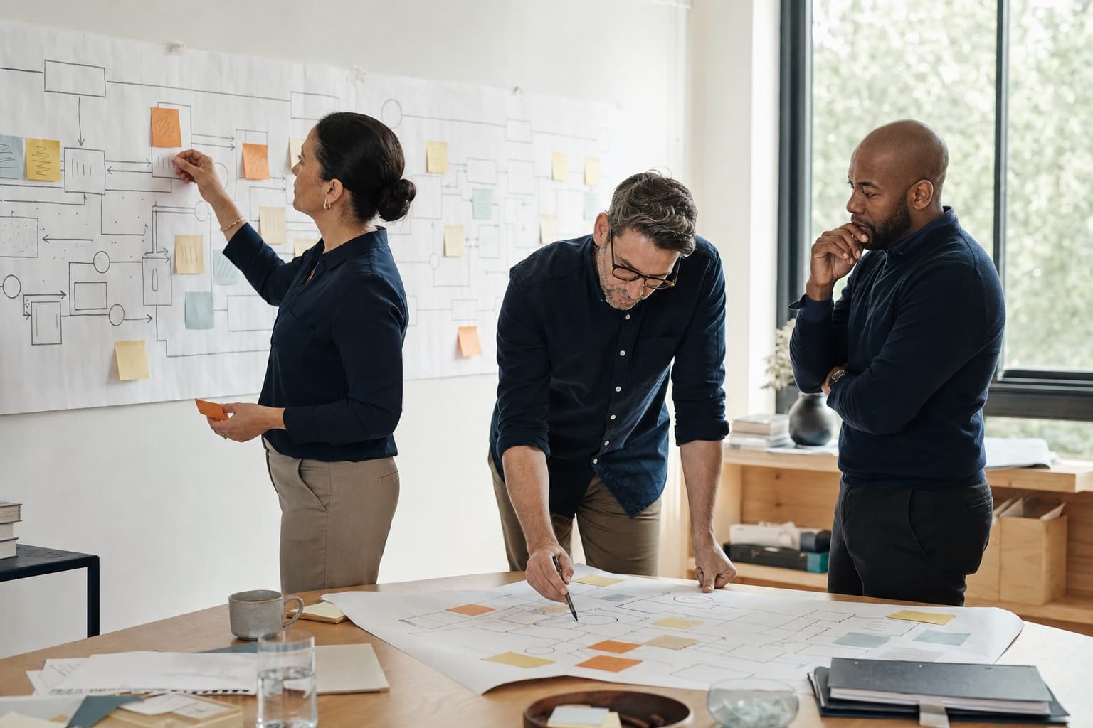 Commercial leaders deciding which work should be outsourced first